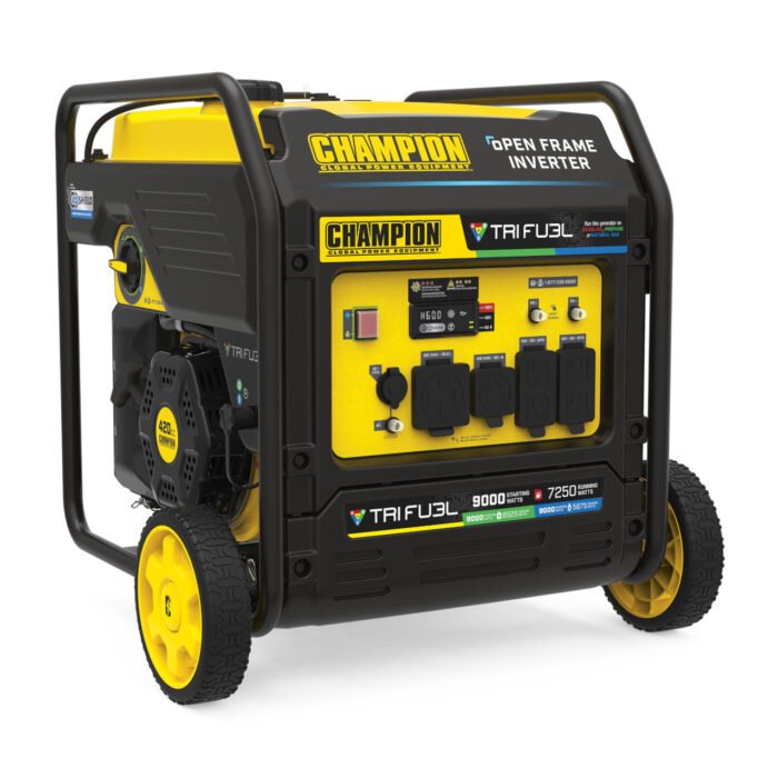 Champion 9000 Tri-Fuel Inverter Generator with CO Shield - Image 1