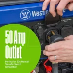 Westinghouse- 10,500 Watt Electric Start Dual Fuel Portable Generator - Image 4
