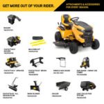 The Cub Cadet Enduro Series XT1 LT46 is a riding lawn mower with a 46-inch stamped deck and a powerful 22 HP engine - Image 13