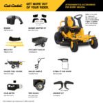 The Cub Cadet Ultima Series ZTS1 42 is a 42-inch zero-turn lawn mower with a 22 HP engine - Image 15